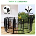 thumbnail image 7 of Txh001 Dog Playpen Outdoor, 12 Panels 40inch Metal Dog Fence with Doors for Dogs Pet Puppy Playpen Exercise Pen for RV, Camping, Yard, 7 of 7