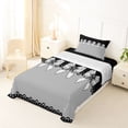 thumbnail image 5 of Erosebridal Cute Kawaii Bowknots Twin Sheet Sets,Modern Geometric Lines Bedding For Bowknot Lovers 3-Piece, 5 of 6