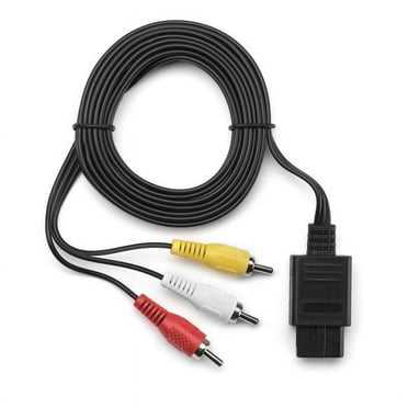Audio TV Video Cord AV Cable to RCA For Nintendo GameCube N64 NS64 SNES. C0Q8
