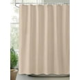 thumbnail image 2 of Solid Color Shower Curtain, Light Khaki Waterproof Shower Curtain Set with 12 Hooks Lightweight Washable Fabric Shower Curtains for Bathroom 72x72 Inches, 2 of 6