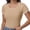 Red apricot, variant on Women's Square Neck Color Block Slim Fit Summer Basic Tee