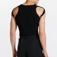 thumbnail image 4 of Chaleco elástico para hombre, camiseta sin mangas elástica para hombre, camiseta sin mangas ajustada y elástica, chaleco de punto para hombre diseñado para el futuro, 4 of 6