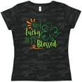 thumbnail image 3 of Inktastic St. Patrick's Day Not Lucky Just Blessed with Clover Women's T-Shirt, 3 of 5