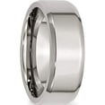 thumbnail image 4 of Stainless Steel Polished 8mm Beveled Edge Band (Size 11.5) Made In China sr13-11.5, 4 of 5