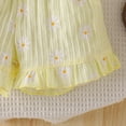 thumbnail image 6 of Infant Girls 0-1T Summer Outfit Set 2PC Lightweight Tank Top + Shorts Gibobby,6-12 Months,Yellow, 6 of 9