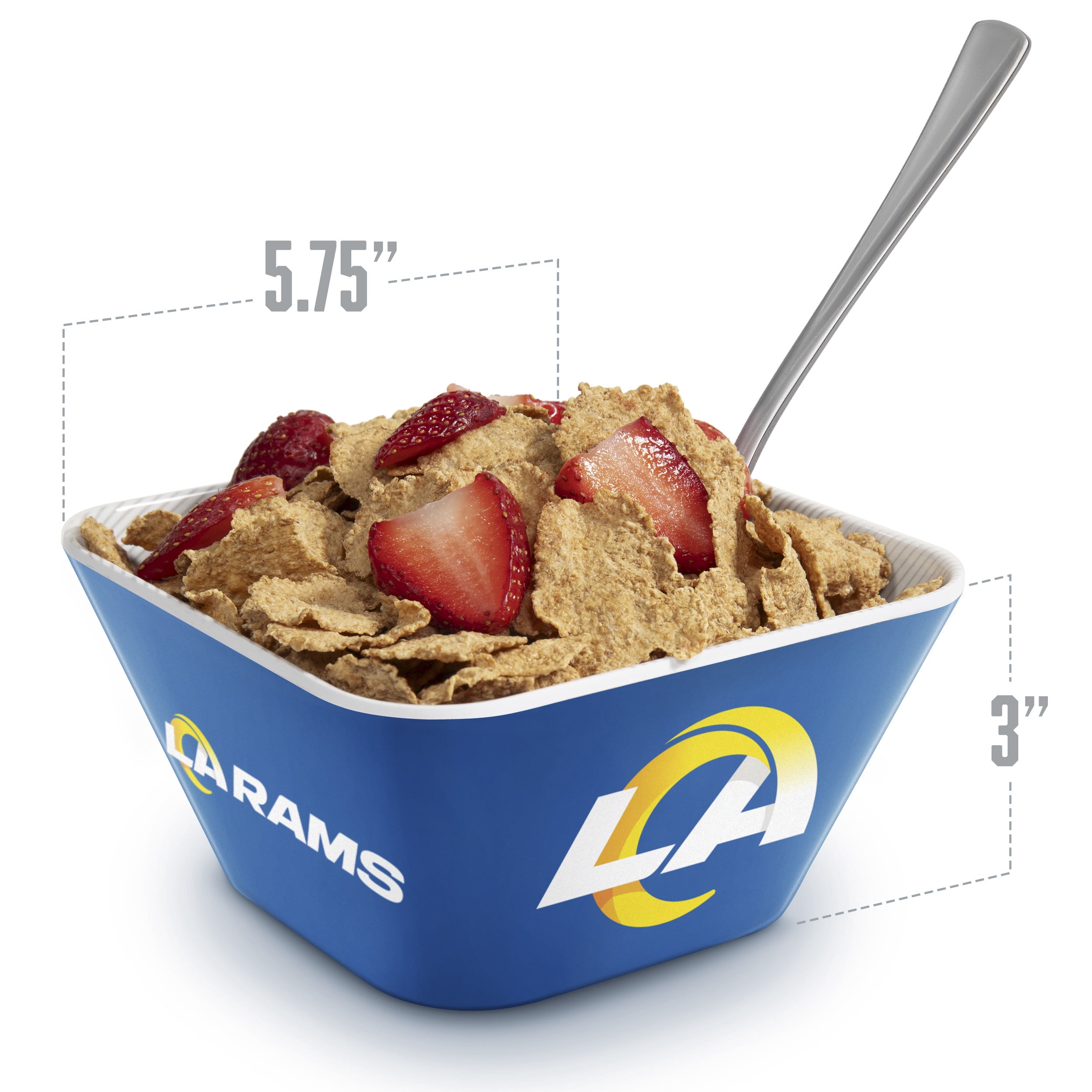 YouTheFan NFL Los Angeles Rams Small Snack Bowl