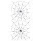 thumbnail image 4 of Matsuzay Lámpara de telaraña de Halloween Diseño de escena interesante Luces de telaraña Decoración colgante Accesorio de iluminación Type2 NO2, 4 of 6