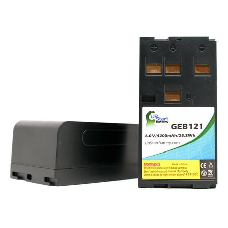 

2x Pack - Leica SR520 Battery - Replacement for Leica GEB121 Survey Instrument Battery (4200mAh 6V NIMH)