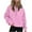 Pink, variant on gakvbuo Oversized Half Zip Sweatshirts for Womens Cropped Pullover Fleece Quarter Zip Up Hoodies 2023 Outfits Sweater Winter Outfits