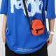 thumbnail image 1 of Bolso Bandolera Bolso Bolso bandolera de nailon para hombre y mujer, paquete de teléfono pequeño con cremallera de hip hop callejero (naranja), 1 of 9