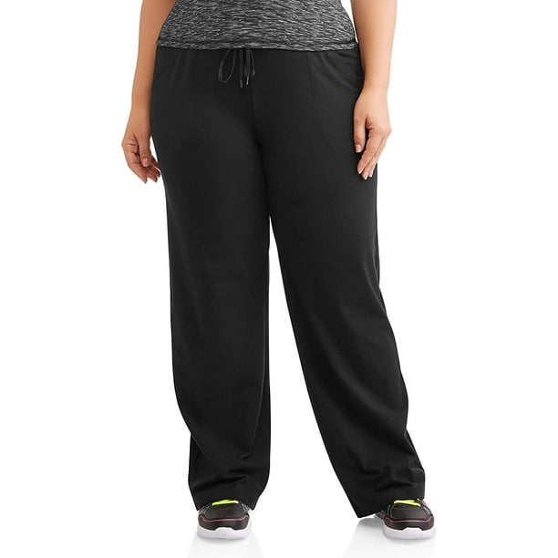 Women's Relaxed Fit Dri-More Core Cotton Blend Yoga Pants Available in  Regular and Petite