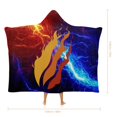 thumbnail image 2 of Preston-Playz Wearable Blanket Hoodie, Multi-size Hooded Blanket, Warm Cozy Wearable Blanket with Hood 50"x60", 2 of 8