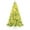 fruit green, variant on Patiojoy 7.5 FT Artificial Tinsel Christmas Tree Pre-lit Xmas Tree w/ 550 Warm White LED Lights Deep Purple Branch Tips