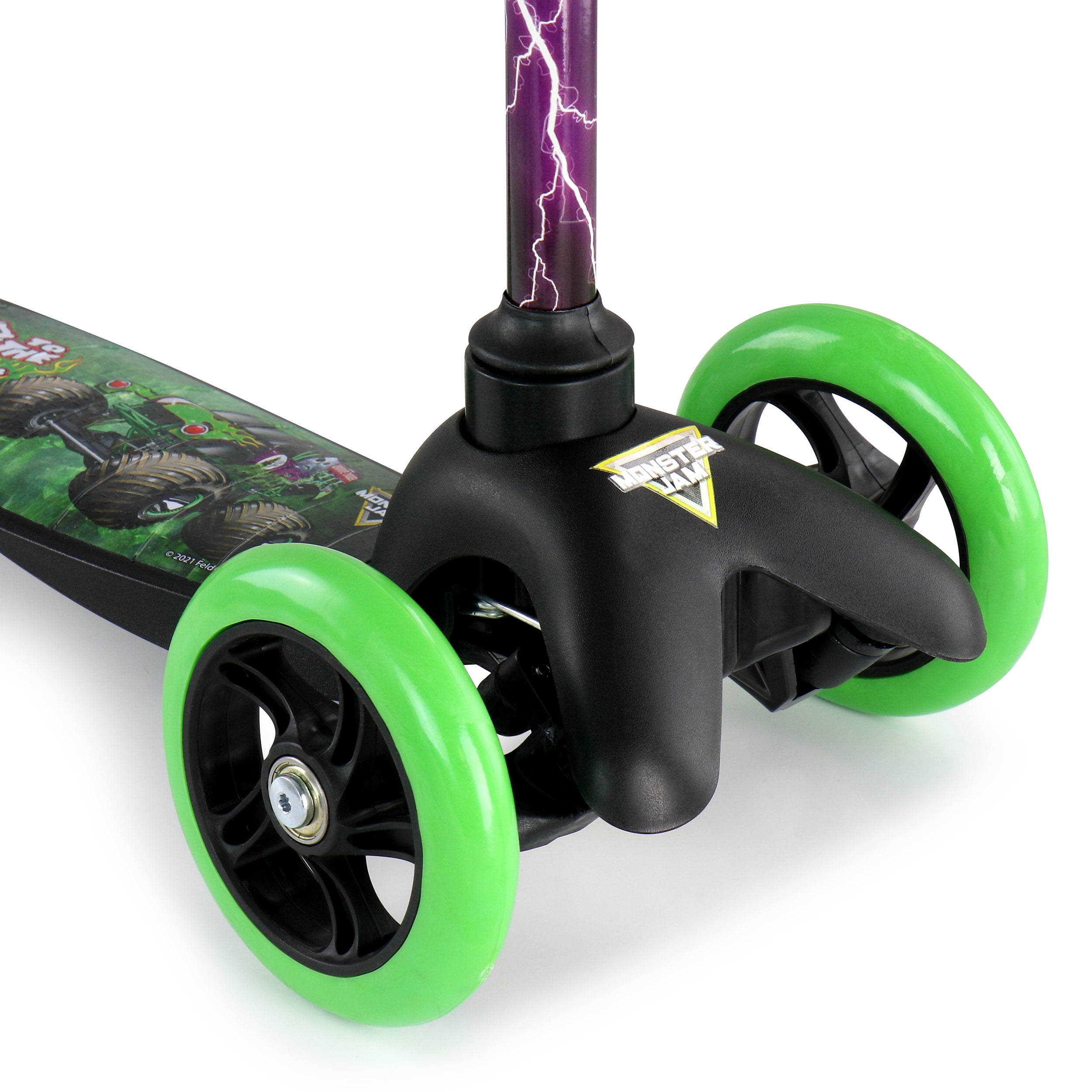 Monster Jam Grave Digger Tilt and Turn 3-Wheel Scooter