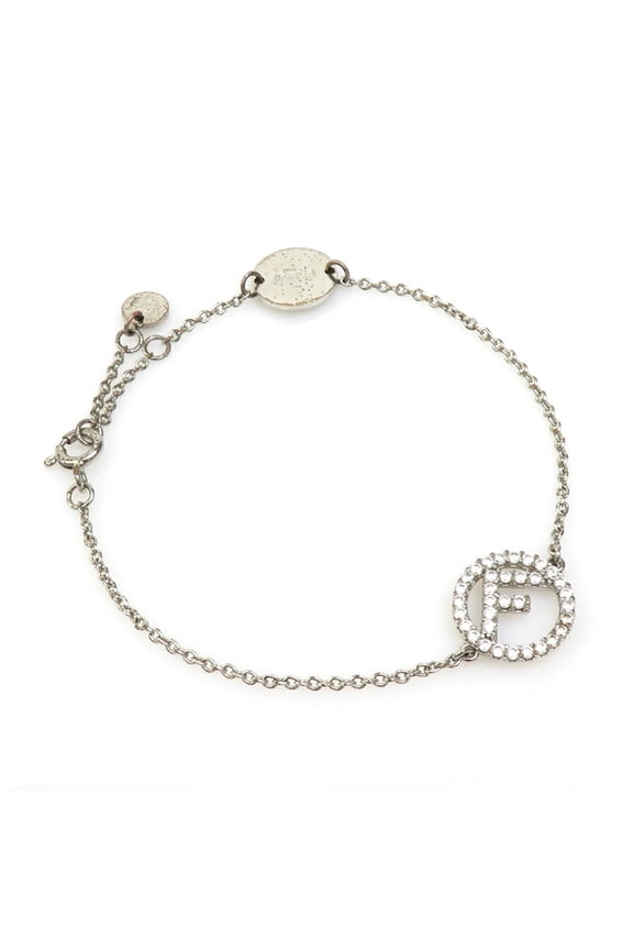 Pre-Owned FENDI bracelet F is metal silver ladies r10599g