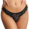 thumbnail image 5 of HUPOM Satin Panties Underwear For Women High Waist Leisure Tie Seamless Waistband Black S, 5 of 8