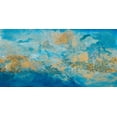 thumbnail image 2 of Pattinian, Merri 14x9 White Modern Wood Framed Museum Art Print Titled - Coastline Abstract, 2 of 4