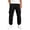 B Black, variant on Ndbuld Boys Cargo Pants Elastic Drawstring Waist Multi Pockets Casual Tapered Cuffed Kids Work Trousers Red 10-11Years
