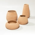 thumbnail image 4 of BIDK Home Tall Whitewashed Planter - 19" - Brown, 4 of 5