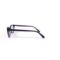 thumbnail image 5 of Walmart Women's Kollie Square Prescription Eyeglasses with Case, Purple, 5 of 6