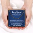 thumbnail image 6 of Turandoss Birthday Gifts for Boyfriend Box Chain Necklace for Men Cuban Link Sturdy Jewelry Trendy Stainless Steel Teacher Appreciation Graduation Fathers Day Gifts for Him Her Men Son Dad Boys Girls, 6 of 7
