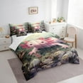thumbnail image 3 of Homewish Ocean Animal Axolotl 7 Pieces Bedding Comforter Set,Sea Salamander Full Bedding Set,Pink Brown Fitted Sheet Flat Sheet For Girls Boys,Luxury Bedroom Decor Reversible, 3 of 8