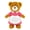 C, variant on Family Teddy Bear Stuffed Animal Set, 1-Pack Soft Plush Bear Dolls with Outfits, Cute Cuddly Toy Collection for Birthdays and Nursery Decor