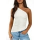 thumbnail image 1 of Camiseta sin mangas PRETTYGARDEN para mujer 2025, verano, Y2K, con un solo hombro, 1 of 6