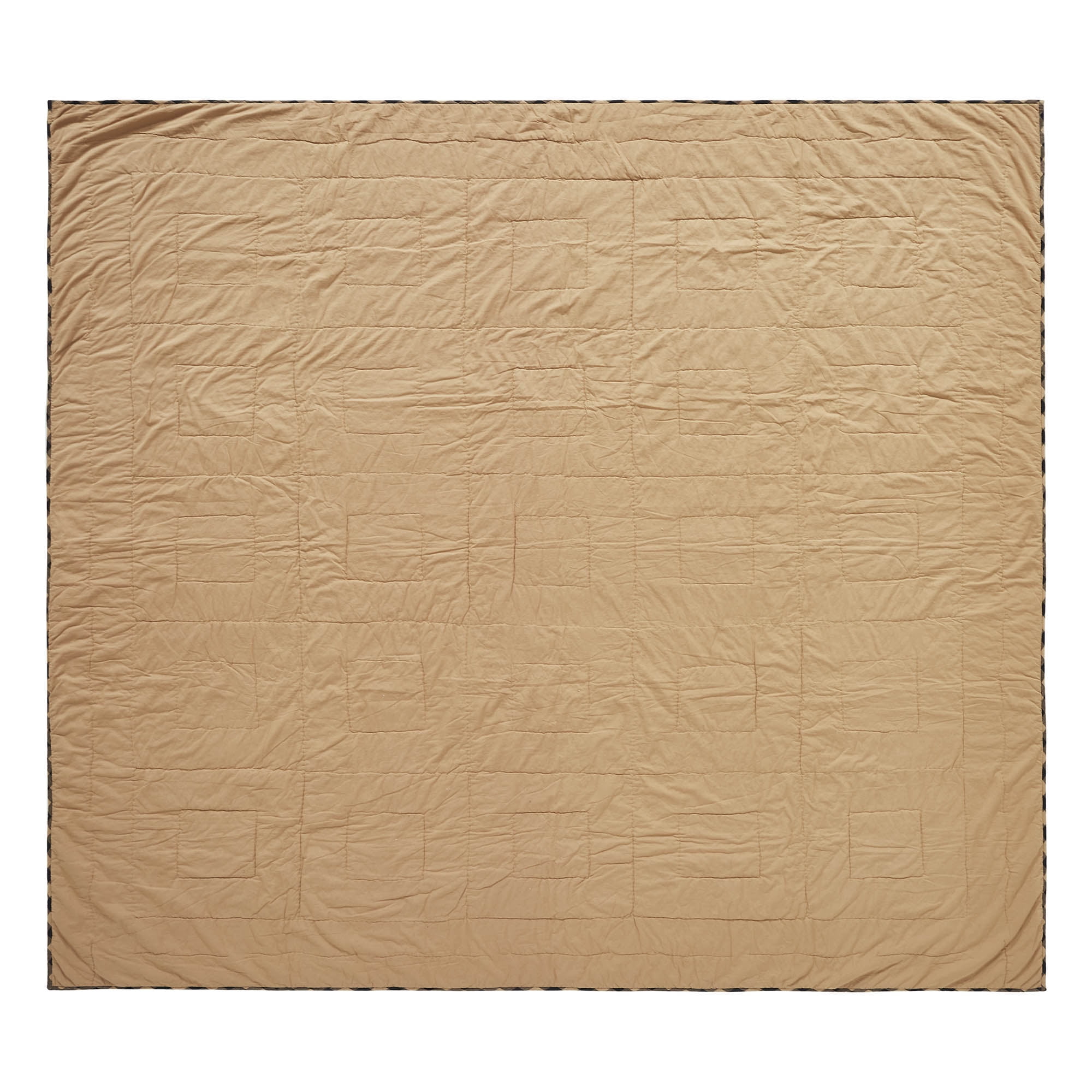 VHC Brands Quilt King, Cotton Quilt, Country Bedding, Pip Vinestar Collection, Size - 97x106, Natural
