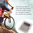 thumbnail image 2 of Kit de parche de bicicleta de montaña de duuti auto adhesivo flexible Rojoonda de 25 mm actividad al aire libre ciclismo herramienta de reparación de neumáticos 3pcs/sets Inevent OD003444-00B, 2 of 7