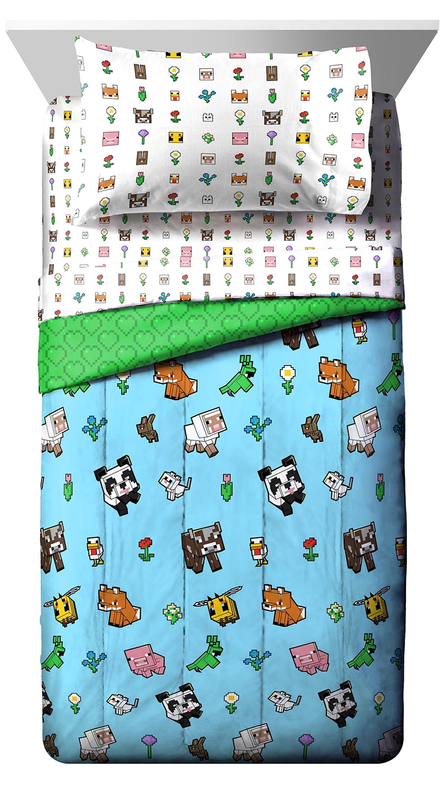 L.O.L. Surprise! Kids Twin Bed in a Bag, Comforter Sheet Set and 
