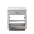 thumbnail image 6 of Abbey 30 in W x 22 in D White Oak Single Bath Vanity and Carrara Marble Top, 6 of 6