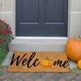 thumbnail image 1 of EQWLJWE Halloween Welcome Mats,Halloween Easter Rug,Rustic Pumpkins Entrance Doormats,Pumpkins Non Slip Bath Mat,Decorative Entrance Rugs Carpet for Floor/Indoor/Outdoor/Front Door/Bathroom, 1 of 9