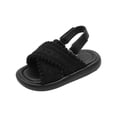 thumbnail image 2 of LYHaoo Girls Sandals Girls Sandals For Toddlers And Kids Comfortable Open Toe Casual Summer Shoes For Girls Age 1 6 Lightweight Breathable Footwear Sizes 26 Little Kid(3-4 Years), 2 of 5
