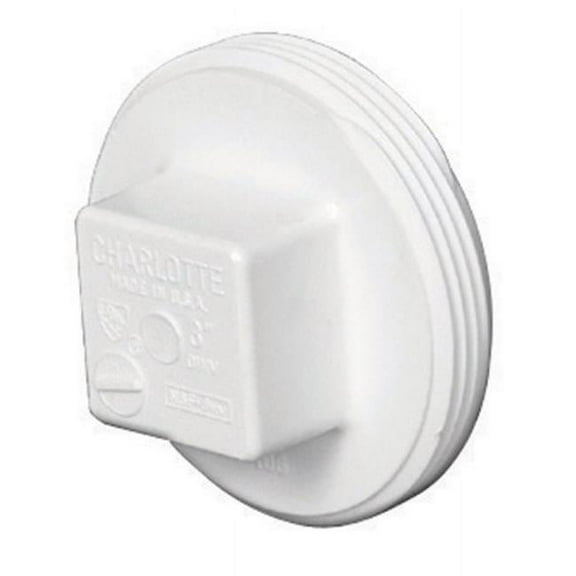 Charlotte Pipe & Foundry PVC001061200HA PVC-Dwv Cleanout Plug  4 in.