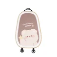 thumbnail image 3 of Cojín universal de felpa para asiento de coche, cálido y cómodo, funda de cojín para asiento de coche, decoración interior con dibujos de oso, accesorios para coche, 3 of 5