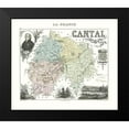 thumbnail image 2 of Migeon 13x12 Black Modern Framed Museum Art Print Titled - Cantal Region France - Migeon 1869, 2 of 5