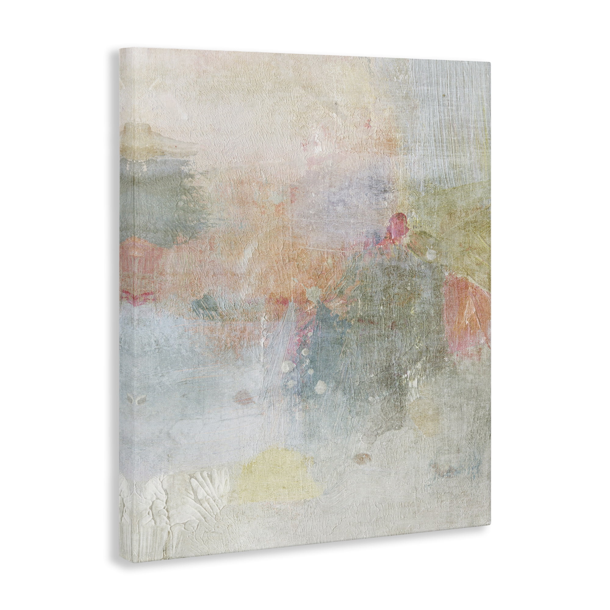 Stupell Industries Subtle Transitioning Abstract Abstract Painting Gallery Wrapped Canvas Art Print Wall Art, 36 x 48