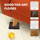 thumbnail image 3 of GOOHOCHY 4 posavasos cuadrados de goma para muebles, almohadillas antideslizantes para patas de sillas y ruedas., 3 of 8
