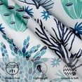 thumbnail image 3 of Winter Snowman Blue Tablecloth Round 60 Inch Let It Snow Washable Polyester Table Cover for Kitchen Holiday Party Outdoor Room Home Decor, 3 of 6