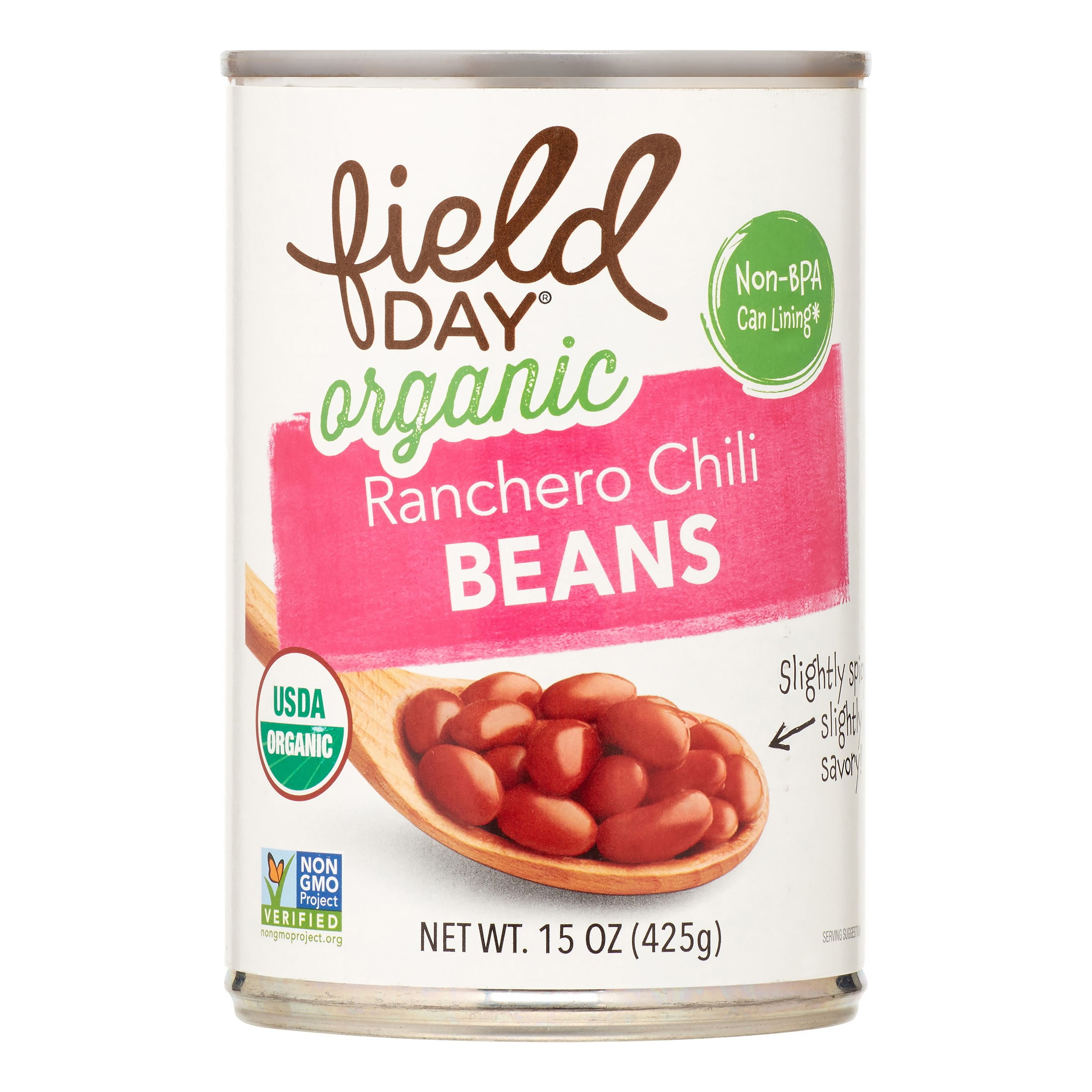 Field Day Organic Ranchero Chili Beans, 15 Oz