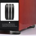 thumbnail image 4 of 4 piezas de 40 x 20 mm de aluminio HiFi AMP soporte de aislamiento de altavoz tocadiscos DAC pies almohadilla negro, 4 of 5