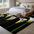 thumbnail image 4 of Large Area Rugs for Living Room Bedroom, White Floral 8'x10' Rug Washable Carpet Runner Indoor Outdoor, Modern Art Summer Botanical Watercolor Non Slip Floor Mats Rug for Kitchen, Patio, 4 of 8