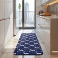 thumbnail image 4 of Dark Blue Cartoon Cat Unicorn Pattern (2) Kitchen Rug Mat,Kitchen Runner Rugs Non Skid Washable,Decorative Kitchen Floor Mats for Kitchen,Sink,Laundry,17"x47.2", 4 of 7