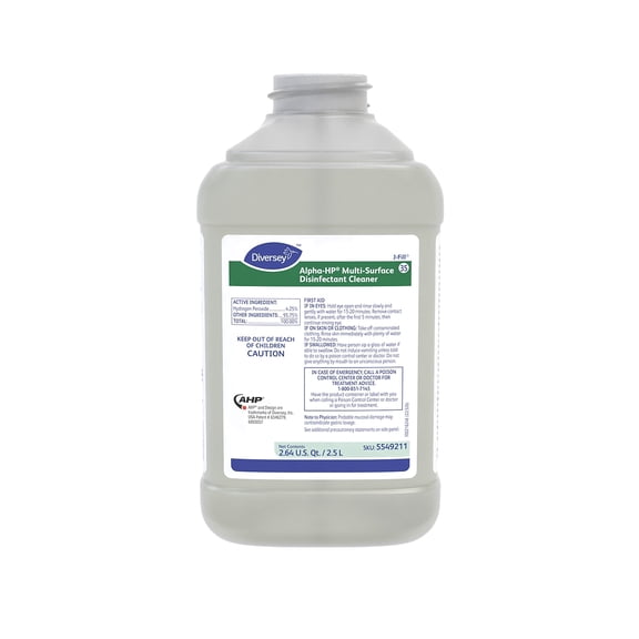 Alpha-HP 67 Disinfectant for Diversey J-Fill Citrus 2.5 L / 2.64 U.S. Qt. 2/Carton 5549211