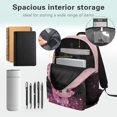 thumbnail image 5 of Yuyamidu Kawaii Axolotl School Backpack for Girls Teenagers Middle/High School Shoulder Bag 17 Inch Book Bag Pink Kids Bookbag with Adjustable Straps, 5 of 7