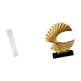 thumbnail image 6 of Floor Lamp Shade Ocean Wave Sculpture Minimalist Lampshade Crafted from Resin and Paper for Living Room Bedroom Decor, 6 of 8