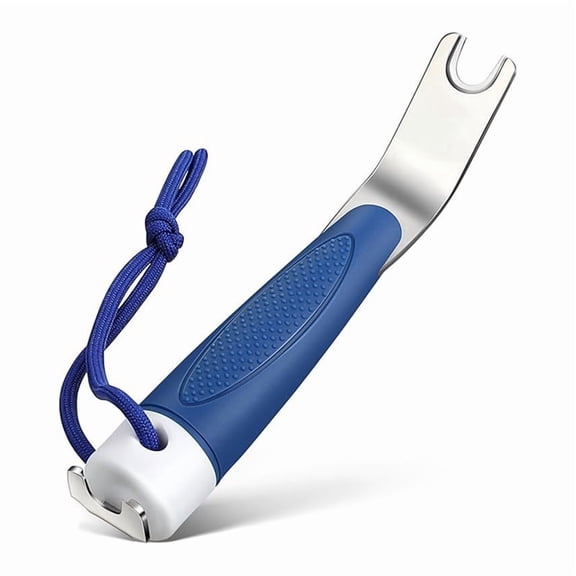 Snap Tool for Boat Canvas Snaps - Metal and Silicone, 1 Pack, Silver & Blue