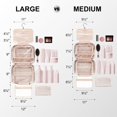 thumbnail image 2 of Neceser de viaje Everfun para mujer, colgante, con compartimentos, 2 of 6