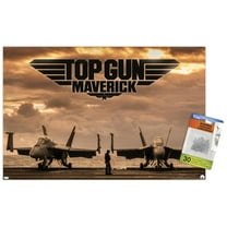 Top Gun: Maverick - Deck Wall Poster with Push Pins, 14.725" x 22.375"